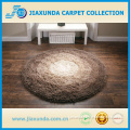 Rainbow brown/ beige round long pile super soft indoor shaggy carpet                        
                                                                                Supplier's Choice